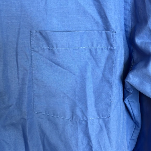 Van Heusen Blue Button Down Shirt- M - Picture 5 of 6